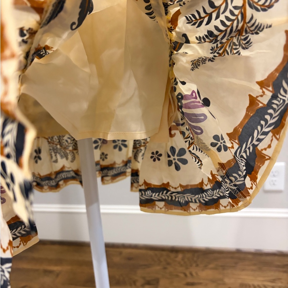 Farm Rio Classic Nature Sand Mini Dress - Picture 10 of 12